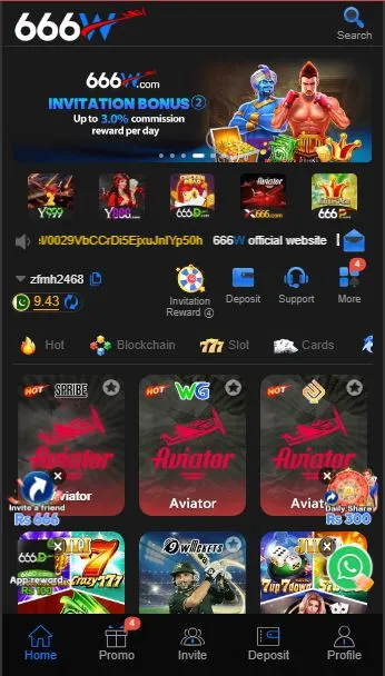 666W Game Interface